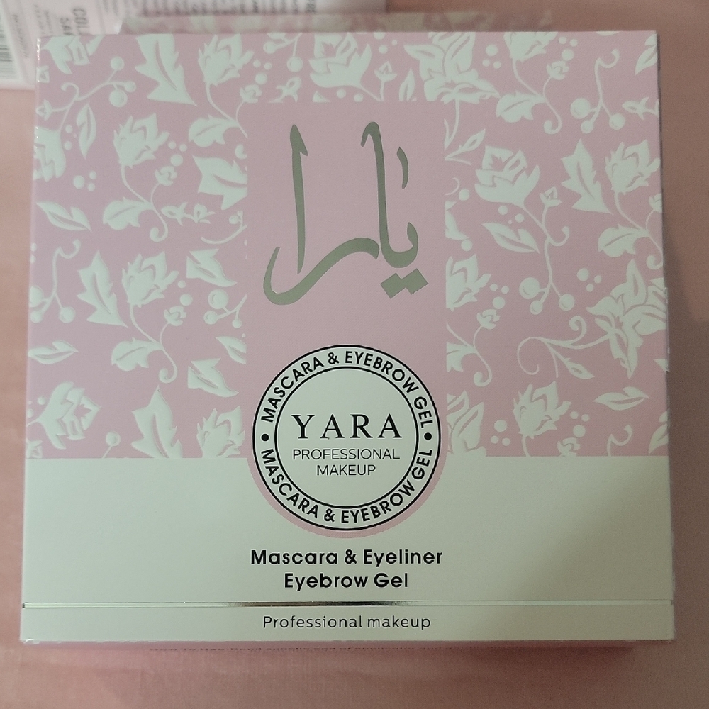 Yara Inspired Professional Mascara & Eyebrow Gel — Pink and White Packaging